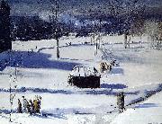 George Wesley Bellows Blue Snow the Battery Germany oil painting artist